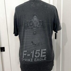 Boeing F-15E Strike Eagle 💯% Cotton T-Shirt Made in USA |Size Large